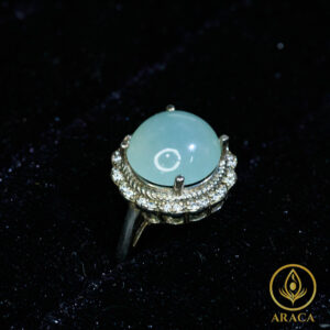 Nhẫn Đính Ngọc Phỉ Thúy Lam