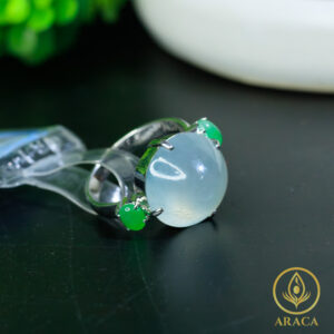Nhẫn Đính - Ngọc Cẩm Thạch