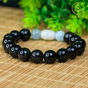 Vòng Tay Chuỗi Hạt Đá Obsidian 6 - araca.vn