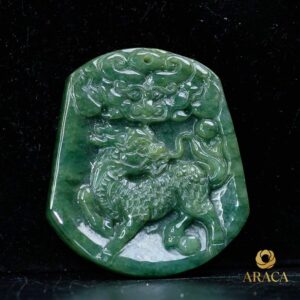 Mặt Lân Dây Chuyền Ngọc Cẩm Thạch 7 - araca.vn