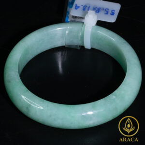 Vòng Ngọc Phỉ Thuý Type A Xanh Lý NI 55.8 7 - araca.vn