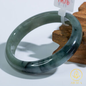 Vòng Ngọc Phỉ Thuý Type A Xanh Dầu NI 59 5 - araca.vn
