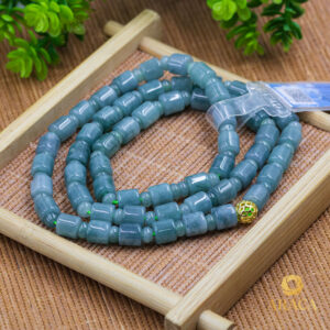 Chuỗi Vòng Cổ Ngọc Cẩm Thạch Lam Khúc 9 - araca.vn