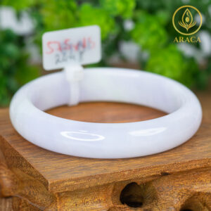 Vòng Ngọc Phỉ Thuý Type A Bạch Ngọc NI 57.5