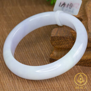 Vòng Ngọc Phỉ Thuý Type A Bạch Ngọc NI 57.5 7 - araca.vn