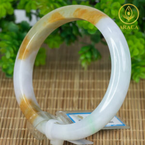 Vòng Ngọc Phỉ Thuý Type A Phúc Lộc Thọ NI 57.8 5 - araca.vn