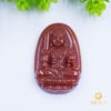 Bất Động Minh Vương Đá Mã Não Đỏ Phật Bản Mệnh