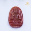 Văn Thù Bồ Tát Đá Mã Não Đỏ Phật Bản Mệnh
