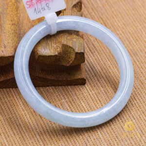 Vòng Ngọc Phỉ Thuý Type A Bạch Ngọc NI 55.6 5 - araca.vn