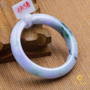 Vòng Ngọc Phỉ Thuý Type A Xuân Đới Tài Hoa Bay NI 55 5 - araca.vn