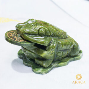 Cụ Thiềm Thừ - Đá Serpentine 5 - araca.vn