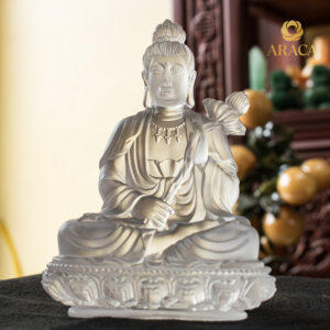 Tượng Phật Bồ Tát Đại Thế Chí - Thủy Tinh Nhân Tạo 15cm
