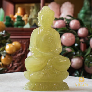 Tượng Phật Thích Ca - Ngọc Pakistan 16cm 6 Tượng Phật Thích Ca - Ngọc Pakistan 16cm 5 - araca.vn