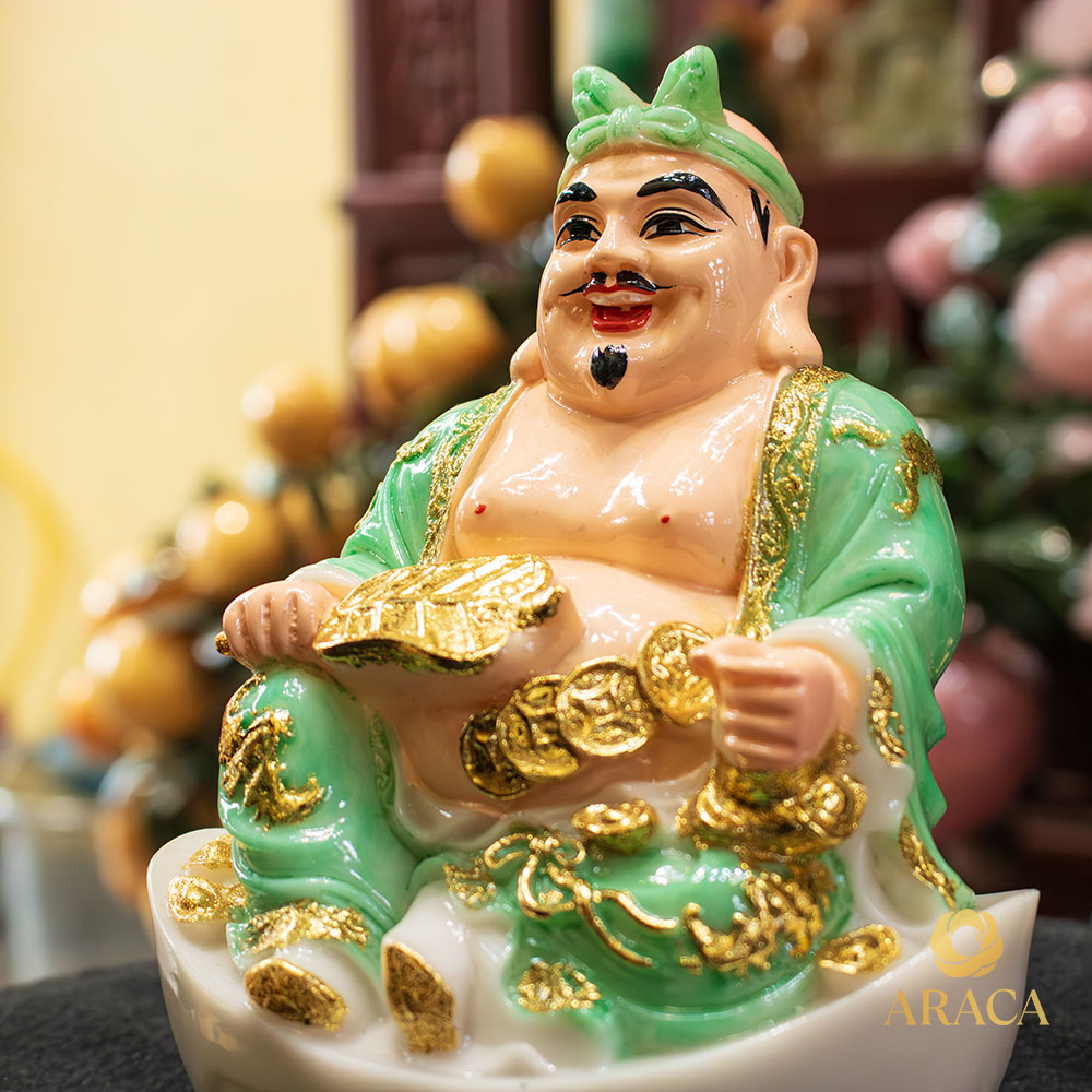 Tượng Phật Thổ Địa Bột đá 2 Tượng Phật Thổ Địa Bột đá 1 - araca.vn