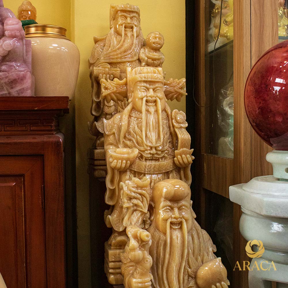 Tượng Phật Phúc - Lộc - Thọ - Ngọc Hoàng Long 45cm 2 Tượng Phật Phúc - Lộc - Thọ - Ngọc Hoàng Long 45cm 1 - araca.vn