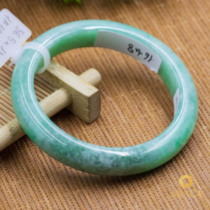 Vòng Ngọc Phỉ Thuý Type A Xanh Lý Táo NI 55.6 5 - araca.vn