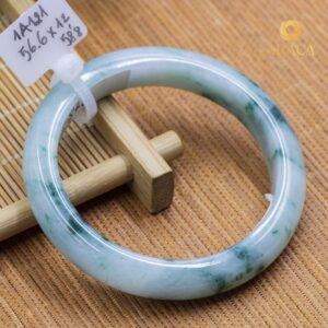 Vòng Ngọc Phỉ Thuý Type A Hoa Bay NI 55.6 7 - araca.vn