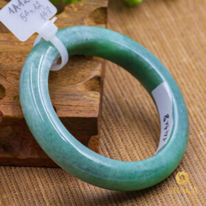 Vòng Ngọc Phỉ Thuý Type A Xanh Lý NI 54 5 - araca.vn