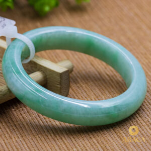 Vòng Ngọc Phỉ Thuý Type A Xanh Lý Táo NI 54.5 5 - araca.vn