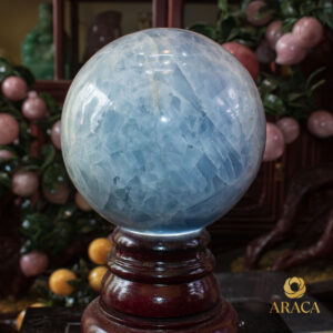 Quả Cầu Phong Thủy - Đá Aquamarine