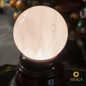 Quả Cầu Phong Thủy - Thạch Anh Trắng 7 - araca.vn