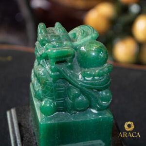 Con Dấu Rồng - Đá Aventurine 5 - araca.vn