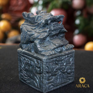 Con Dấu Rồng - Đá Serpentine 5 - araca.vn