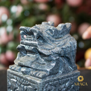 Con Dấu Rồng - Đá Serpentine 7 - araca.vn