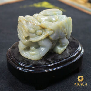 Tượng Tỳ Hưu Chúa - Ngọc Cẩm Thạch 5 - araca.vn