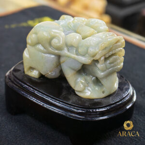 Tượng Tỳ Hưu Chúa - Ngọc Cẩm Thạch