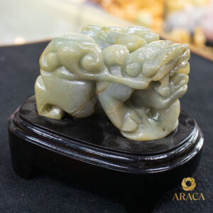 Tượng Tỳ Hưu Chúa - Ngọc Cẩm Thạch 7 - araca.vn