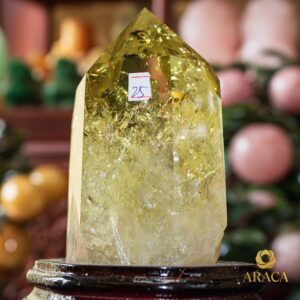 Trụ Đá - Thạch Anh Tóc Vàng 7 - araca.vn