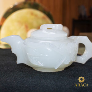 Bộ Ấm Chén Trà - Thạch Anh Trắng 7 - araca.vn