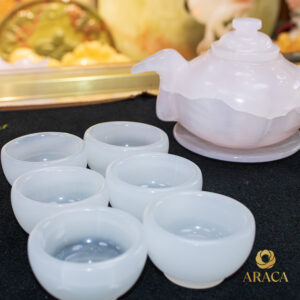 Bộ Ấm Chén Trà - Thạch Anh Hồng