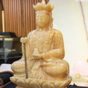 Tượng Phật Địa Tạng Vương Bồ Tát - Ngọc Hoàng Long 30cm 7 - araca.vn