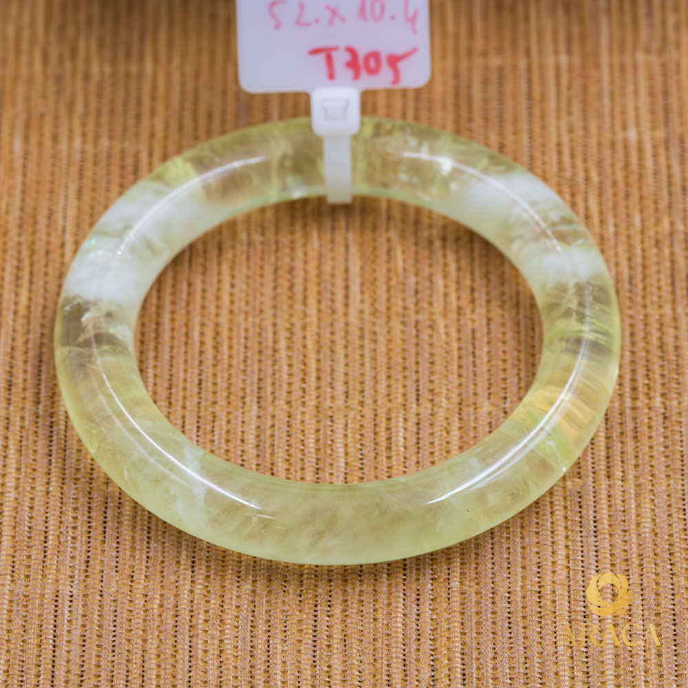 Vòng Tay Thạch Anh Vàng Tự Nhiên