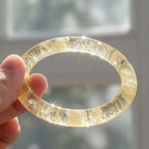 Vòng Tay Thạch Anh Vàng Tự Nhiên NI 50-56 15 - araca.vn