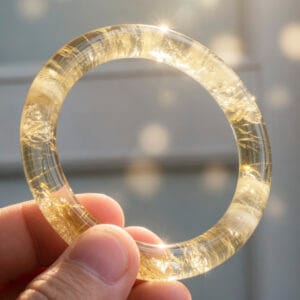 Vòng Tay Thạch Anh Vàng Tự Nhiên NI 50-56