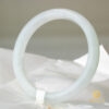 Vòng Ngọc Phỉ Thuý Type A Bạch Ngọc Nếp Mịn NI 51.6