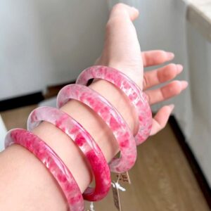 Vòng Tương Vy - đá Rhodonite
