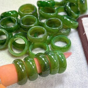 Nhẫn Ngọc Bích Tự Nhiên Đủ Size