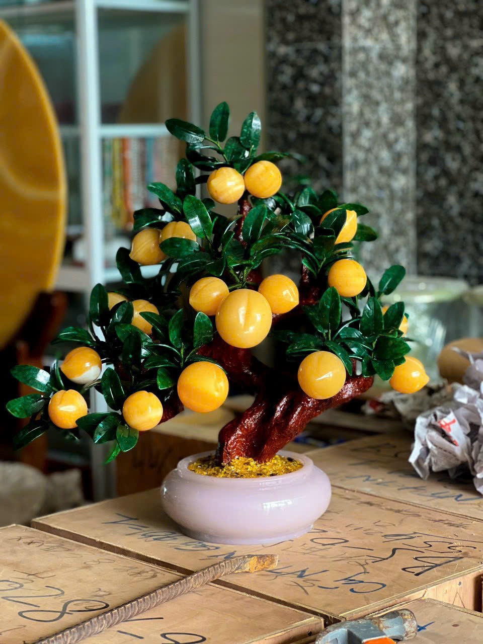 Cây Đào Tiên Ngọc Hoàng Long 18 Quả