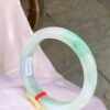 Vòng Ngọc Phỉ Thúy Type A Bạch Đới Thanh Ni 54