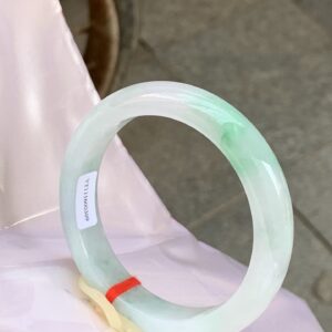 Vòng Ngọc Phỉ Thúy Type A Bạch Đới Thanh Ni 54