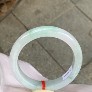 Vòng Ngọc Phỉ Thúy Type A Bạch Đới Thanh Ni 54 5 - araca.vn