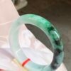 Vòng Ngọc Phỉ Thuý Type A Bán Sơn Bán Thủy NI 56-57