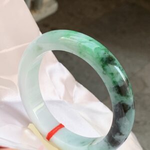 Vòng Ngọc Phỉ Thuý Type A Bán Sơn Bán Thủy NI 56-57