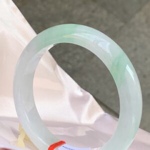 Vòng Ngọc Phỉ Thúy Type A Bạch Đới Thanh NI 56