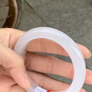 Vòng Ngọc Phỉ Thuý Type A Bạch Ngọc NI 58 5 - araca.vn
