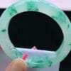 Vòng Ngọc Phỉ Thuý Type A Hoa Bay NI 57-58